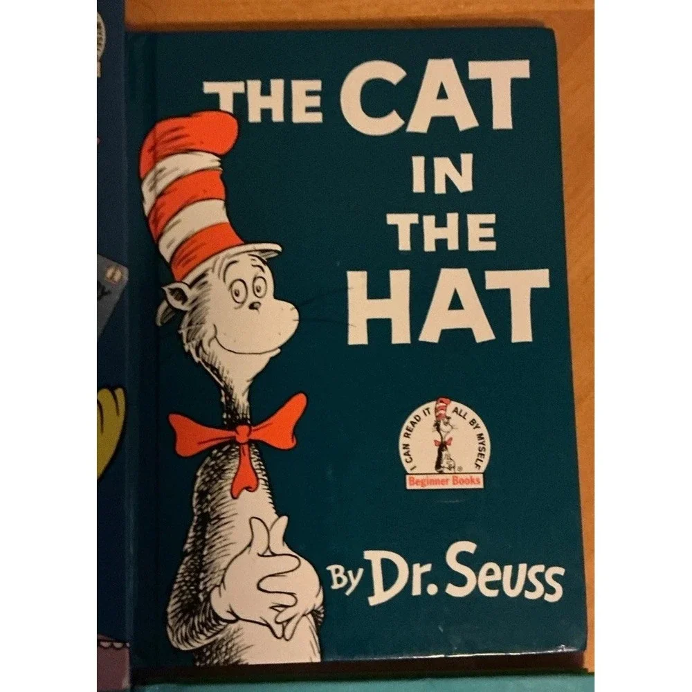 Lot Of 4 Dr Seuss book Hardcover Books The big Blue book For Beginner Books More